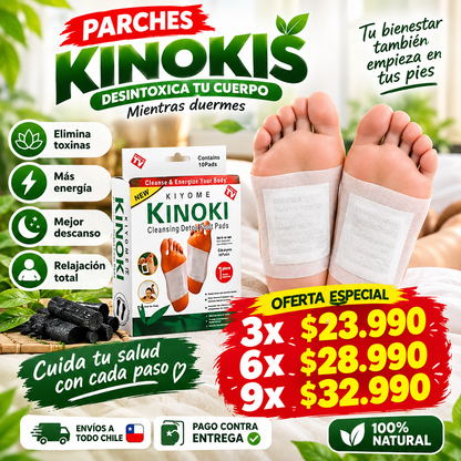 🔥 Parches Kinokis para pie